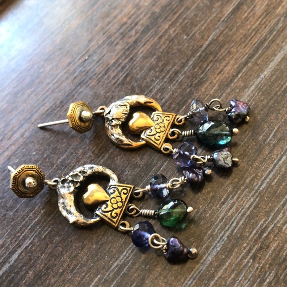 Beth Orduna drop tiered earrings - Picture 7 of 10